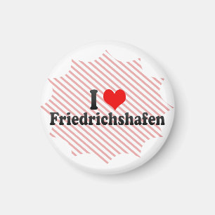 Jag älskar Friedrichshafen, Tyskland Magnet