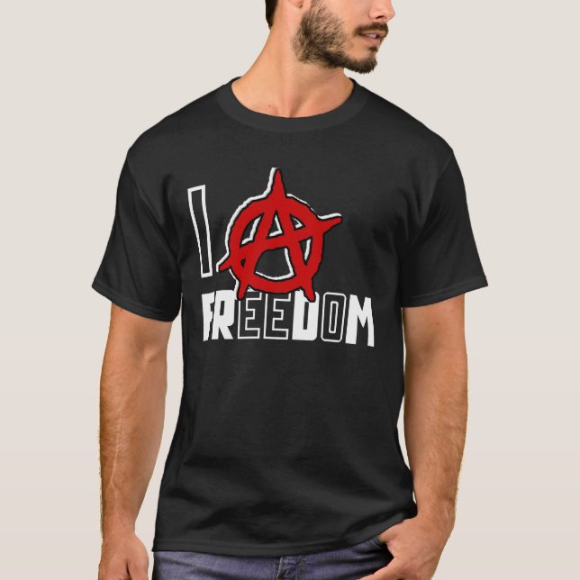 Jag älskar frihet tee shirt (Framsida)
