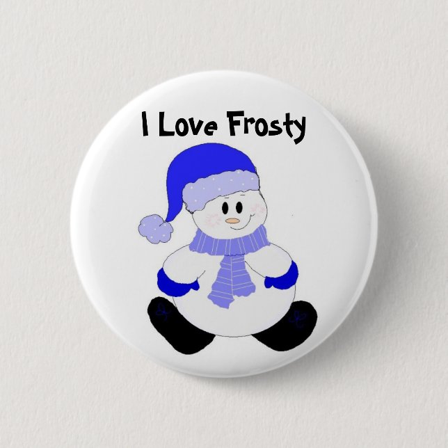 Jag älskar Frosty Knapp (Framsida)