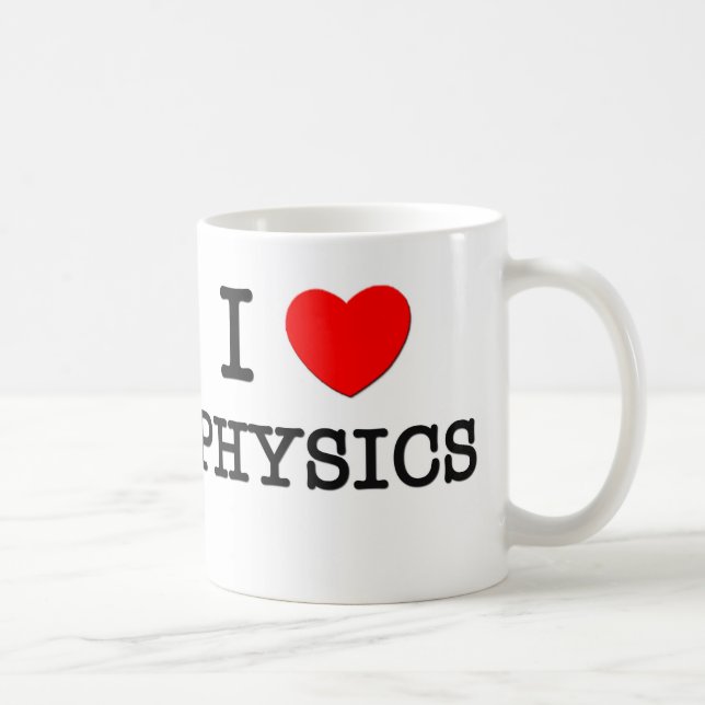Jag älskar fysik kaffemugg (Höger)