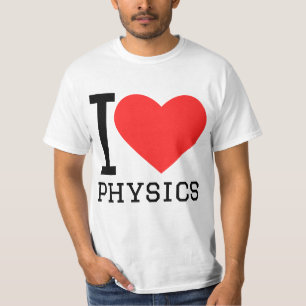 Jag älskar fysik t shirt