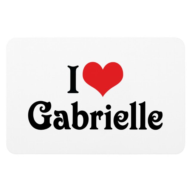 Jag älskar Gabrielle Magnet (Horisontell)