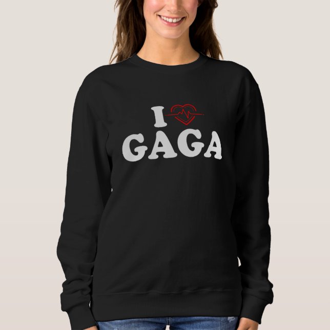 Jag älskar Gaga T Shirt (Framsida)