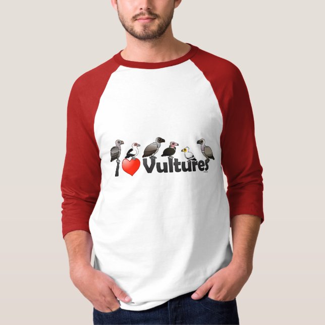 Jag älskar gam (afrikan) tee shirt (Framsida)
