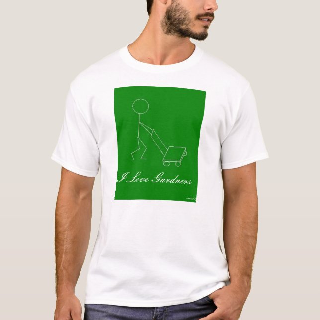 Jag älskar Gardners Tee Shirt (Framsida)
