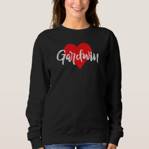 Jag älskar Gardwin förnamn kärlek hjärta T Shirt