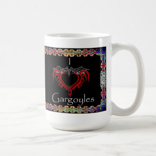 Jag älskar Gargoylesmuggen Kaffemugg