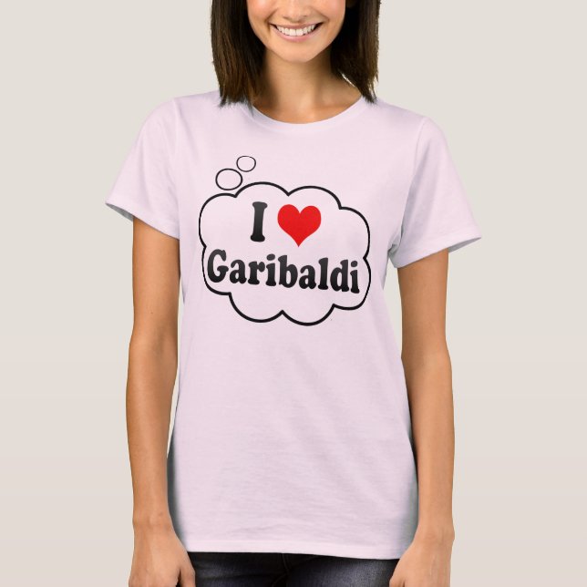 Jag älskar Garibaldi, Brasilien T Shirt (Framsida)