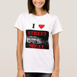 Jag älskar gatakötttshirten. t shirt