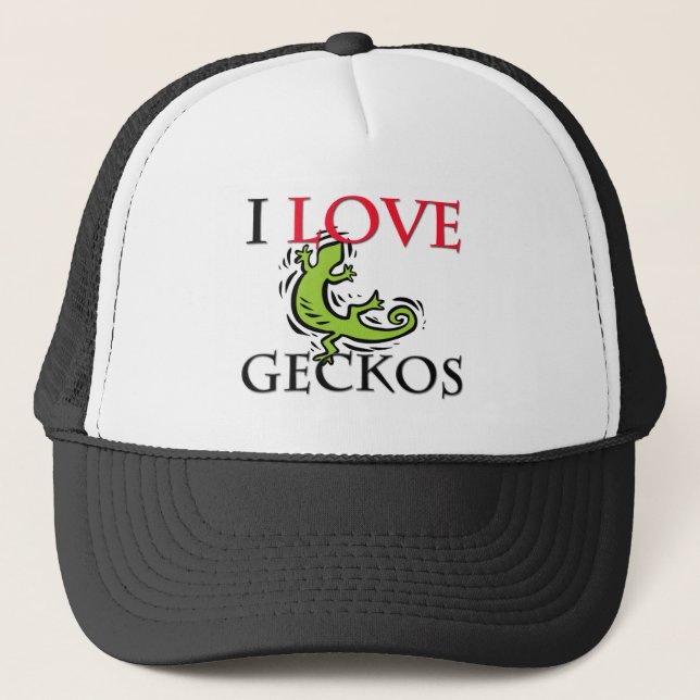 Jag älskar Geckos Keps (Framsida)