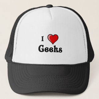 Jag älskar Geeks Truckerkeps
