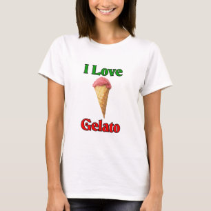 Jag älskar Gelato (italiensk glass) T Shirt