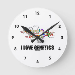 Jag älskar genetik (DNA-replicationen) Rund Klocka