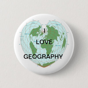 JAG ÄLSKAR GEOGRAFI knäppas Knapp