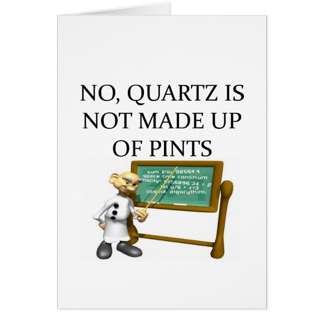 jag älskar geologi hälsningskort (Framsidan)