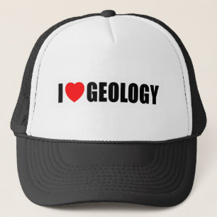 Jag älskar geologi truckerkeps