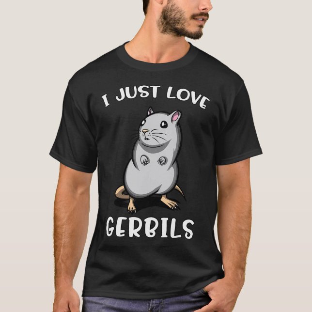 Jag älskar gerbiler t shirt (Framsida)