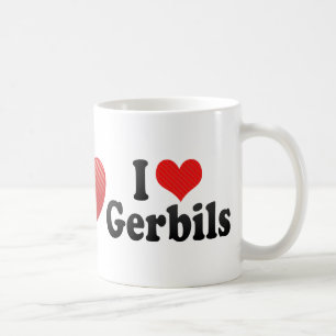 Jag älskar Gerbils Kaffemugg