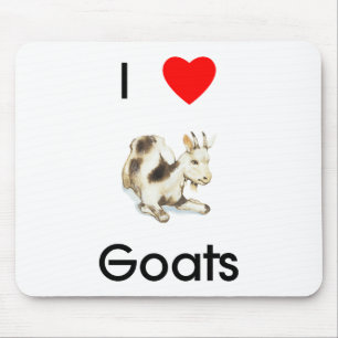Jag älskar getter Mousepad Musmatta