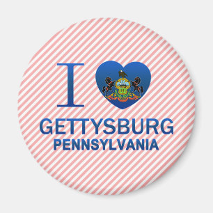Jag älskar Gettysburg, PA Magnet