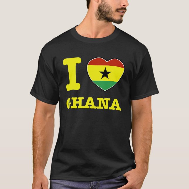 Jag älskar Ghana Tee (Framsida)
