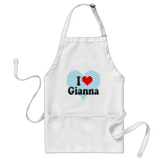 Jag älskar Gianna Förkläde
