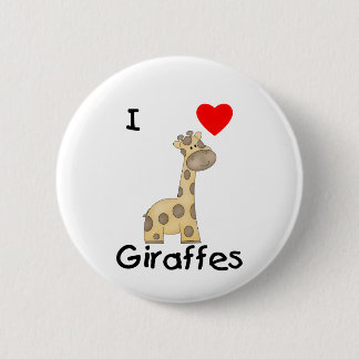 Jag älskar giraff (2) knapp