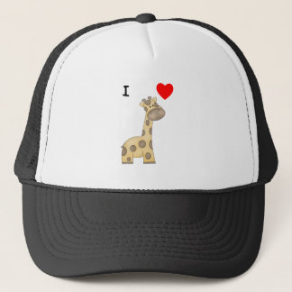 Jag älskar giraff (3) keps