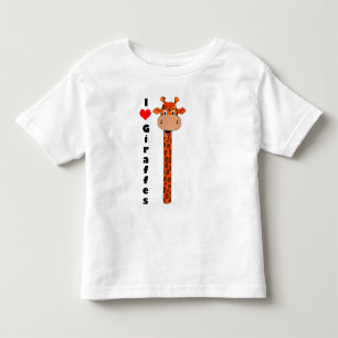 Jag älskar giraff t shirt