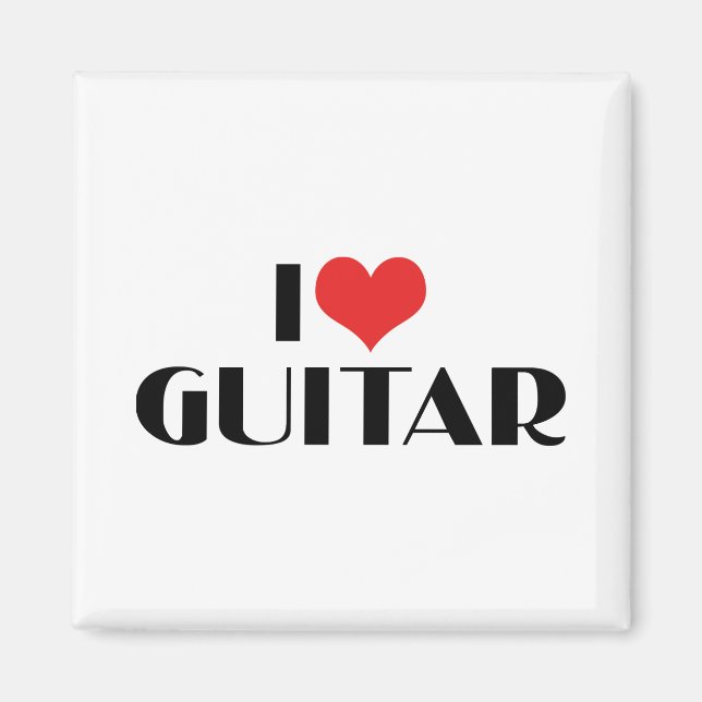 Jag älskar gitarr magnet (Framsidan)