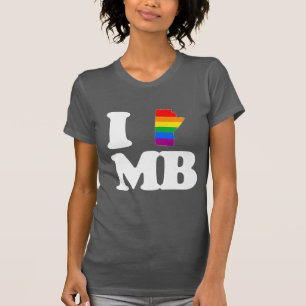 JAG ÄLSKAR GLADA MANITOBA - VIT - .PNG TEE SHIRT