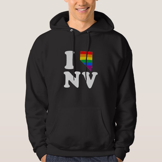 JAG ÄLSKAR GLADA NEVADA - VIT - .PNG SWEATSHIRT (Framsida)