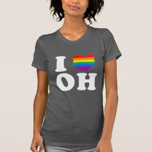 JAG ÄLSKAR GLADA OHIO - VIT - .PNG TEE SHIRT