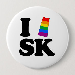 JAG ÄLSKAR GLADA SASKATCHEWAN - .PNG KNAPP