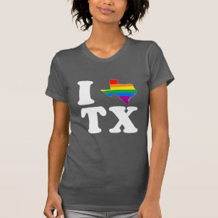 JAG ÄLSKAR GLADA TEXAS -- VIT - .png Tröja