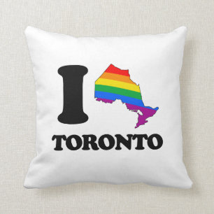 JAG ÄLSKAR GLADA TORONTO - .PNG KUDDE