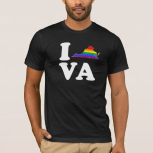 JAG ÄLSKAR GLADA VIRGINIA - VIT - .PNG T-SHIRT