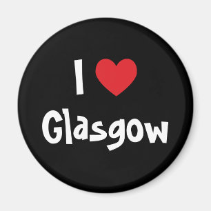 Jag älskar Glasgow Magnet