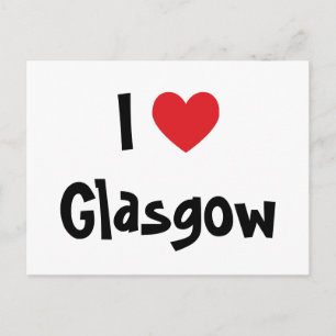 Jag älskar Glasgow Vykort