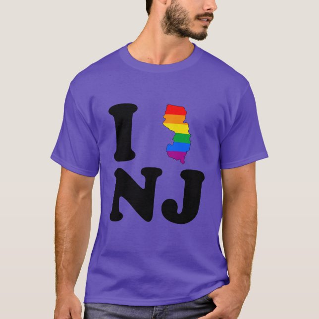 JAG ÄLSKAR GLATT NYTT - Jersey Tee Shirt (Framsida)