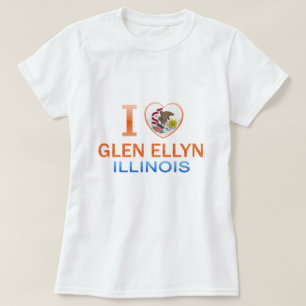 Jag älskar Glen Ellyn, IL Tröja