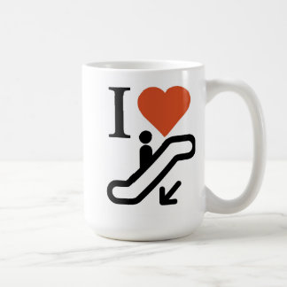 Jag älskar glidbanor. Stäng sig upp Kaffemugg