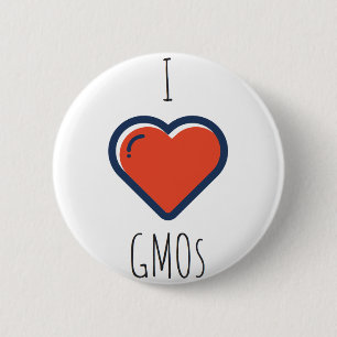 Jag älskar GMOs Knapp