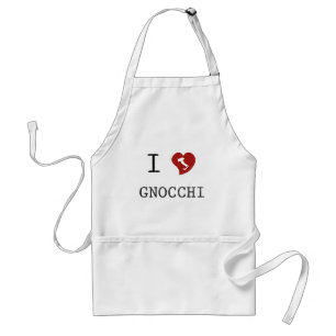 Jag älskar Gnocchi Förkläde