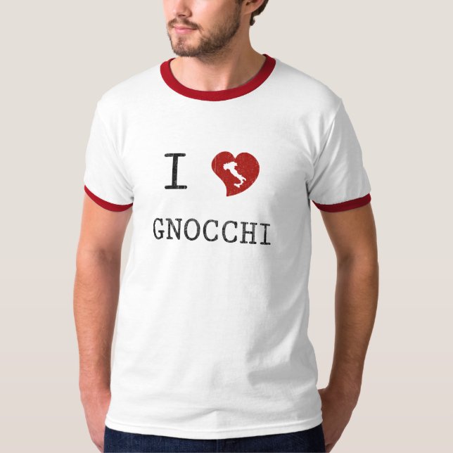 Jag älskar Gnocchi Tröja (Framsida)