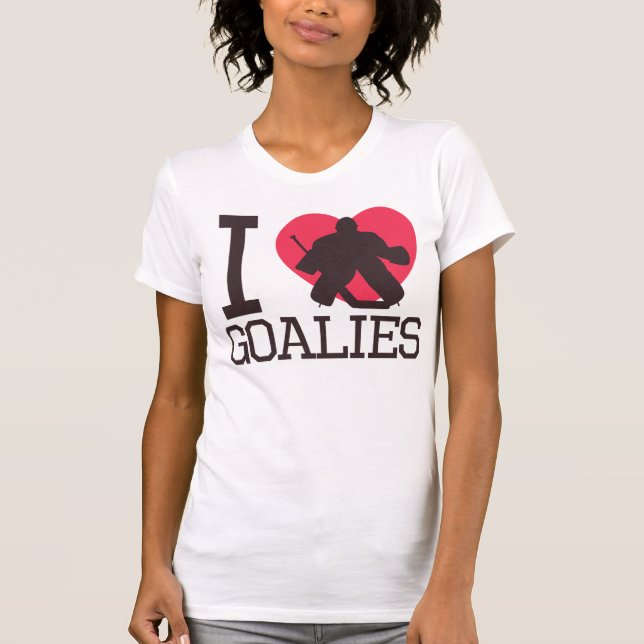 Jag älskar goalies tee (Framsida)