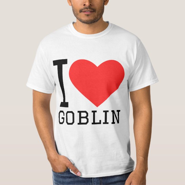 Jag älskar goblin t shirt (Framsida)