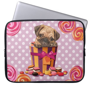 Jag älskar godisen laptop sleeve