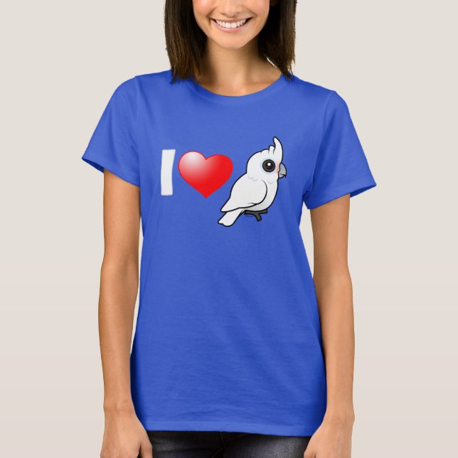 Jag älskar Goffins kakaduor T-shirt (Framsida)