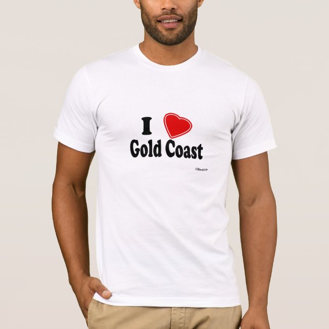 Jag älskar Gold Coast Tee (Framsida)